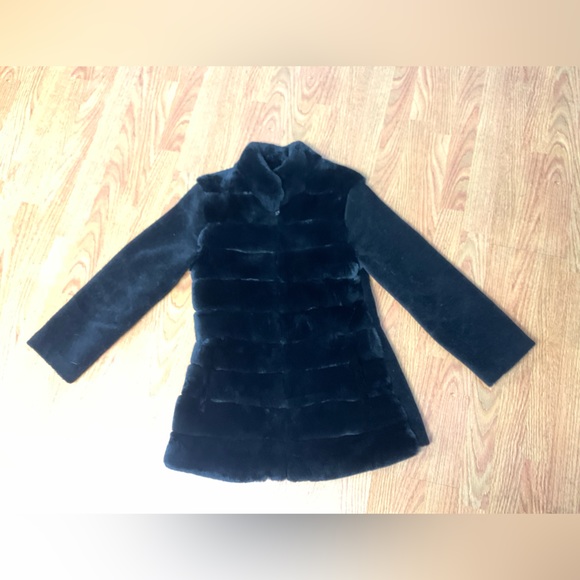 Blue Duck Fur & Shearling Coat - Picture 5 of 13